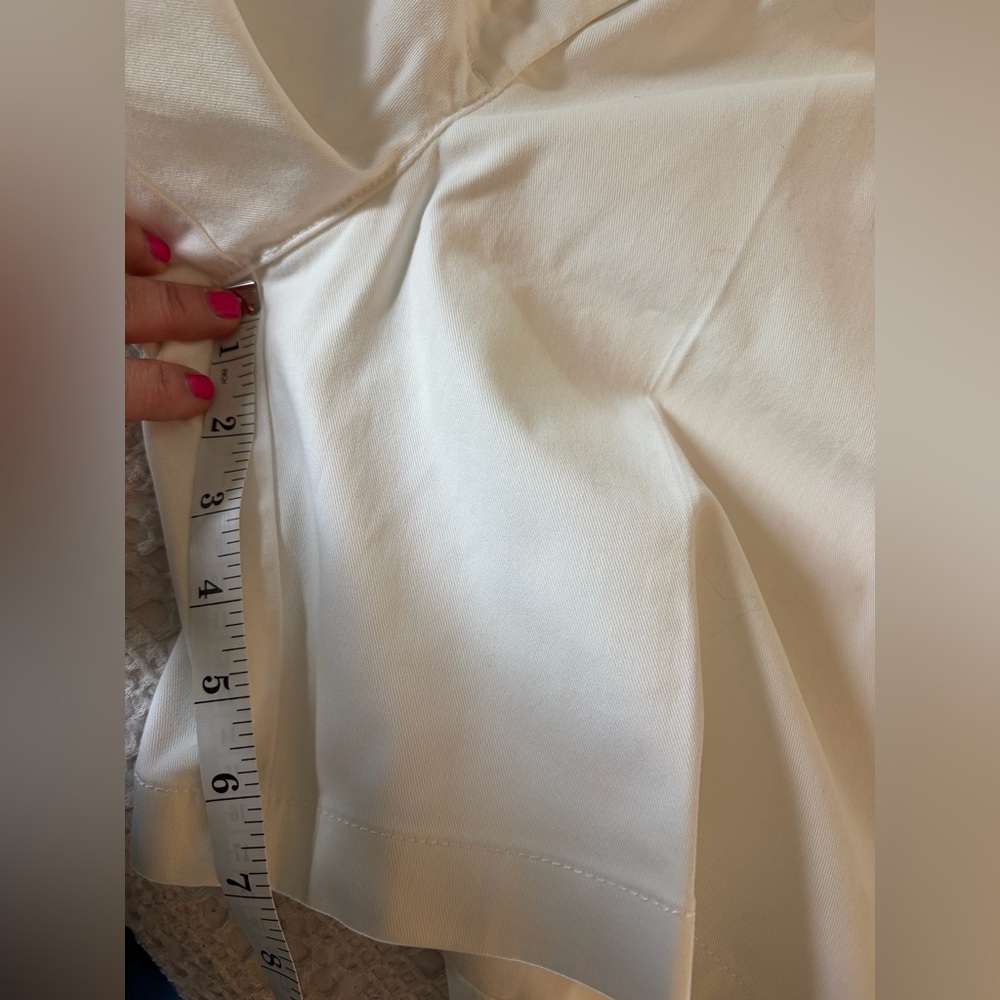J. Crew White Cotton Shorts Size 14 EUC - Picture 4 of 6